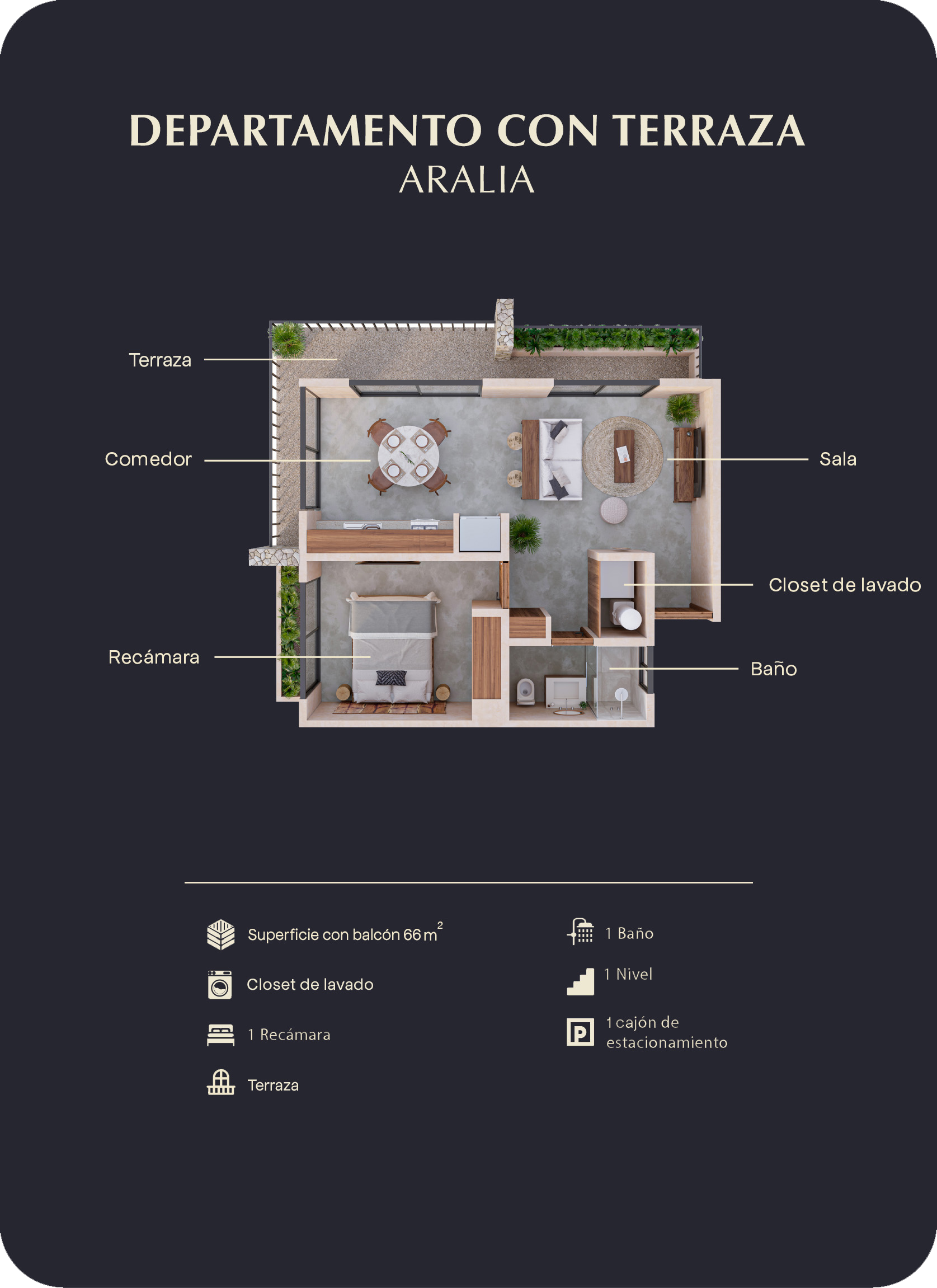 departamento terraza